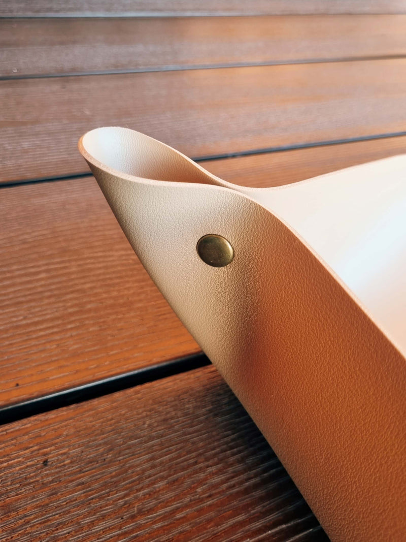 Borde alfombra trasplante beige