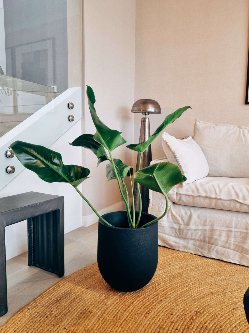 Macetero Bruma Negro (33x33,5 cm)