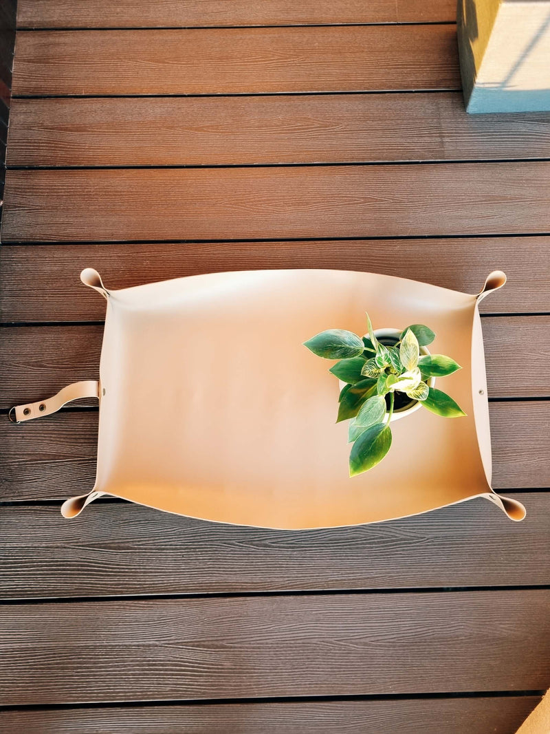 Alfombra trasplante beige